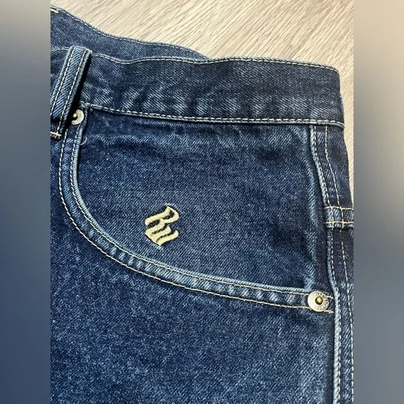 Y2K Rocawear denim blue jeans vintage grunge carpenter 36X34 men’s pants - Picture 7 of 9